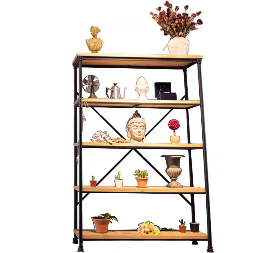 100-180cm Nikolas Etagere Bookcase - 4 Seasons Home Gadgets