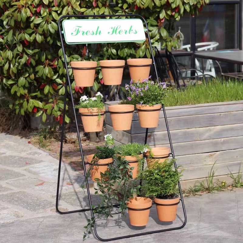 12 Ceramic Pot Planter Stand - 4 Seasons Home Gadgets