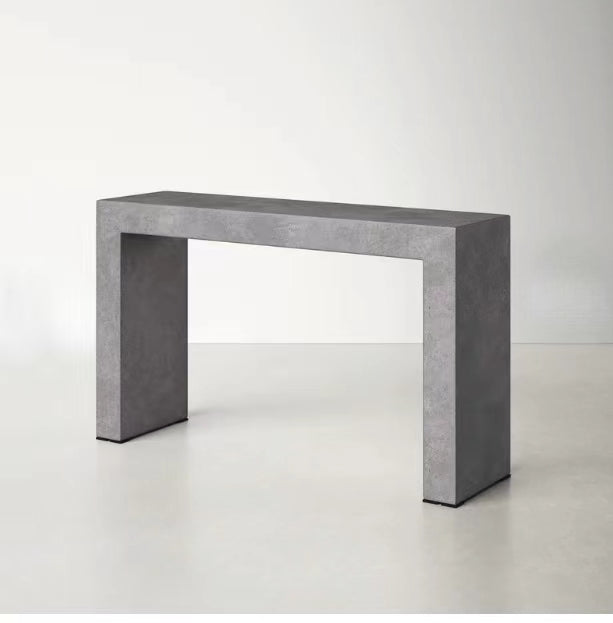 140cm Kareen Concrete Console Table - 4 Seasons Home Gadgets