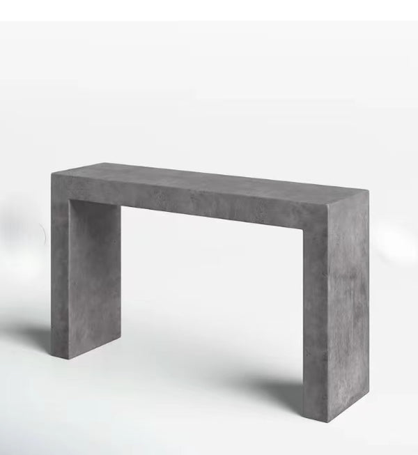 140cm Kareen Concrete Console Table - 4 Seasons Home Gadgets