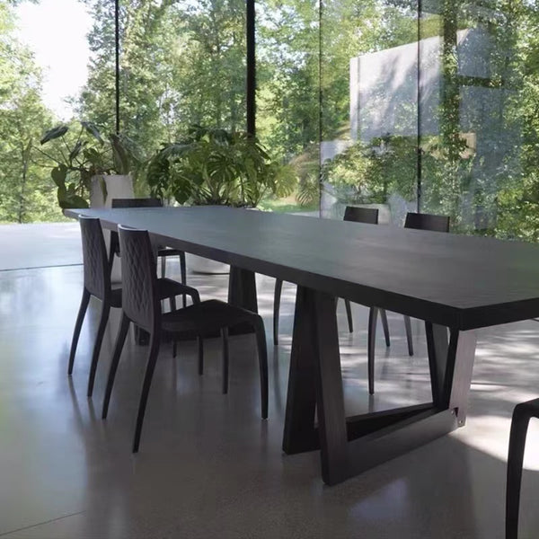 160-380cm Pine Solid Wood Dining Table - 4 Seasons Home Gadgets