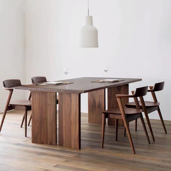 180-280cm Tonicha Rectangular Solid Wood Dining Table - 4 Seasons Home Gadgets