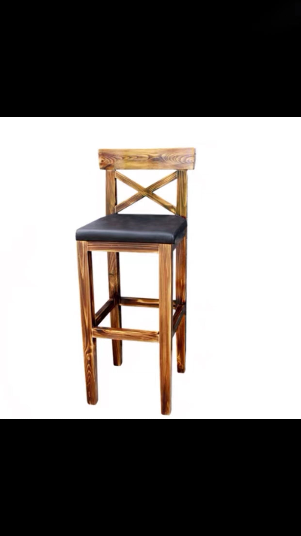 75cm Solid Wood Counter & Bar Stool - 4 Seasons Home Gadgets