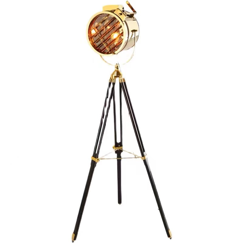 80-135cm Castorland Black Tripod Floor Lamp - 4 Seasons Home Gadgets