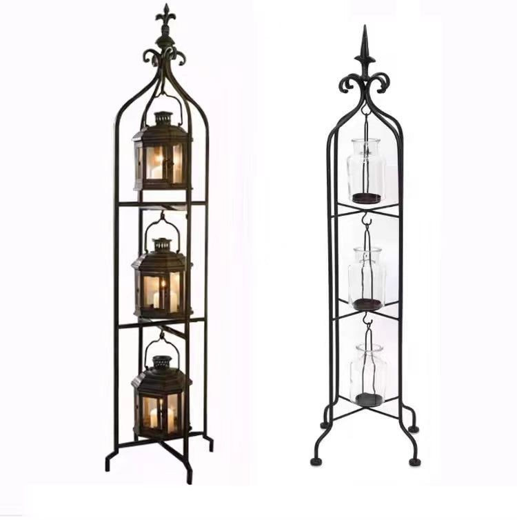 85cm Metal Floor Lantern - 4 Seasons Home Gadgets