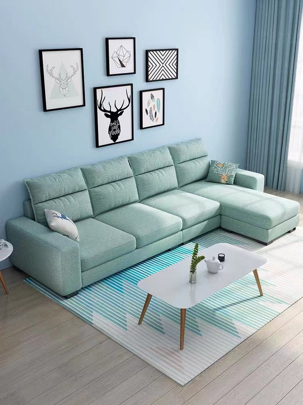 Aideth Upholstered Sectional Sofa With Ottoman - 4 Seasons Home Gadgets