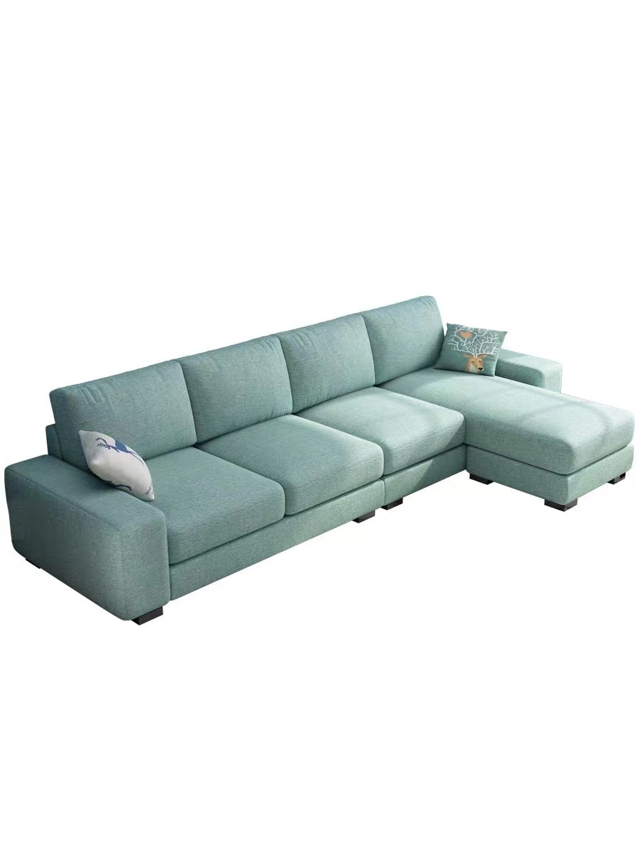 Aideth Upholstered Sectional Sofa With Ottoman - 4 Seasons Home Gadgets