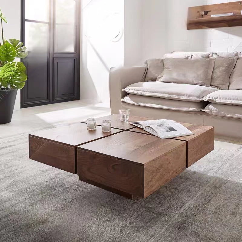 Alessander Walnut Coffee Table - 4 Seasons Home Gadgets