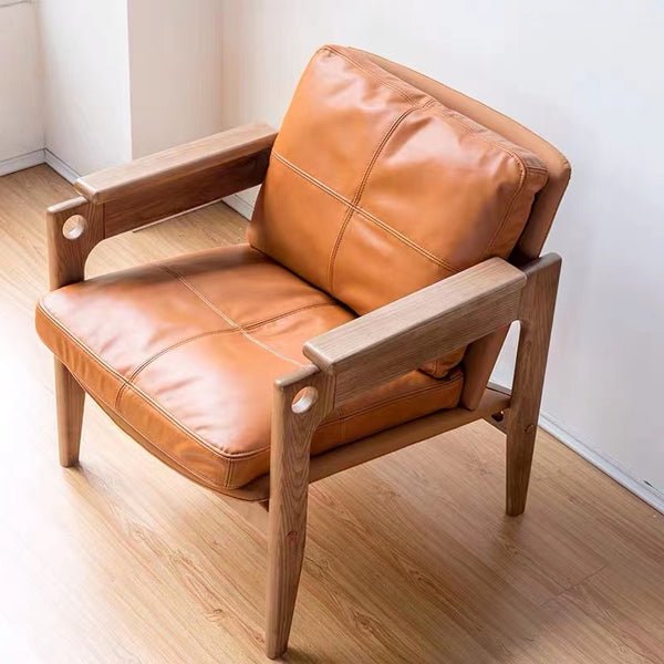 Amaryon Vegan Leather Armchair - 4 Seasons Home Gadgets