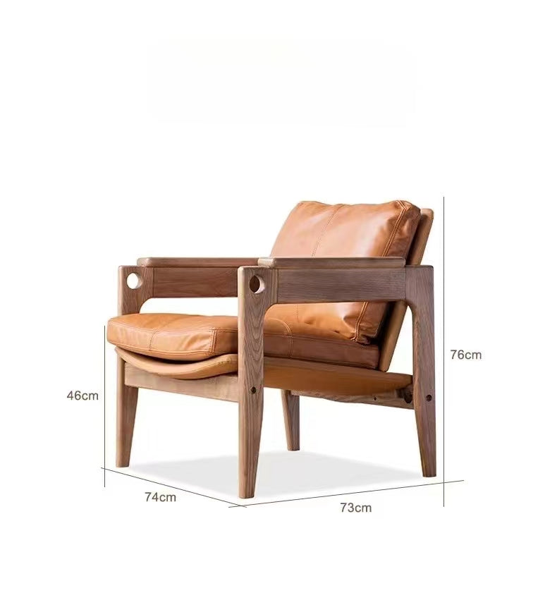 Amaryon Vegan Leather Armchair - 4 Seasons Home Gadgets