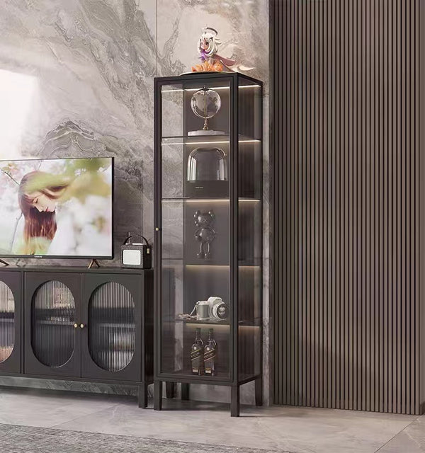 Amhold Glass Curio Cabinet - 4 Seasons Home Gadgets