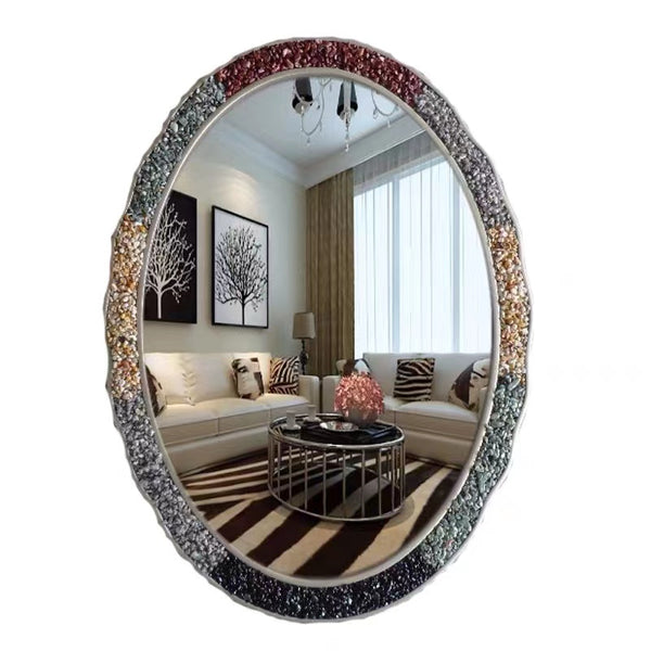 Annica Round Pebbles Wall Mirror - 4 Seasons Home Gadgets