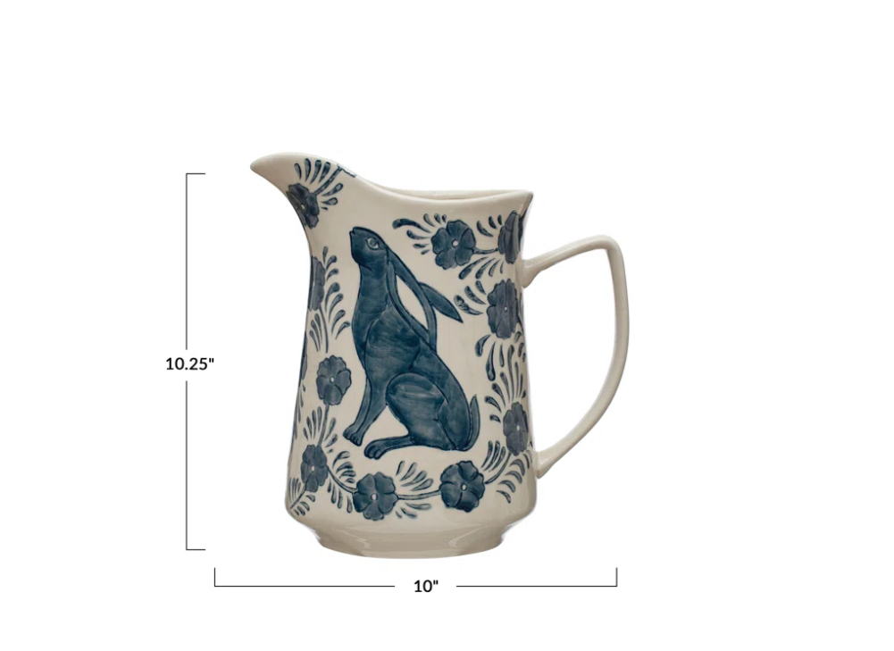 Antionio Stoneware Pitcher - 4 Seasons Home Gadgets