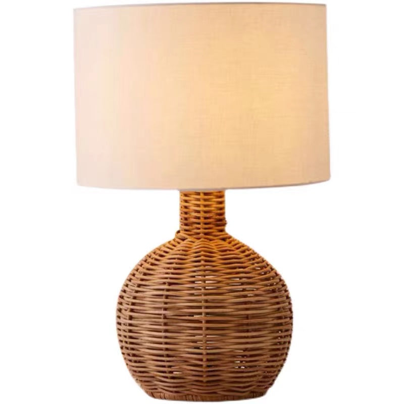 Arcola Rattan Dome Table Lamp - 4 Seasons Home Gadgets