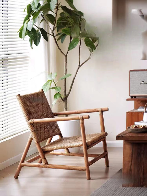 Babb Rattan Armchair - 4 Seasons Home Gadgets