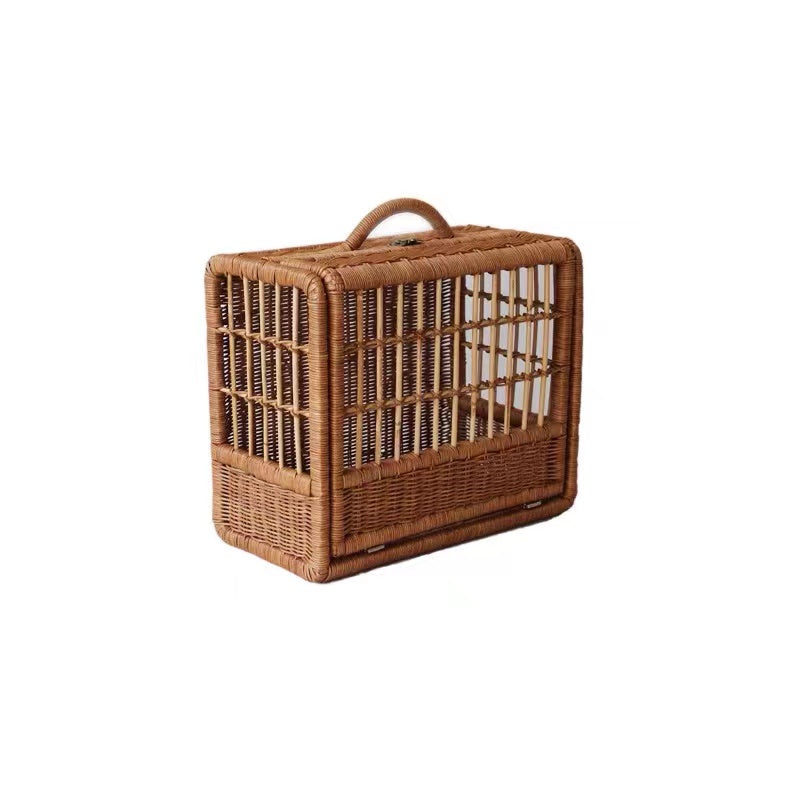 Bamboo Cat and Dog Portable Outdoor Pet Trolley - 4 Seasons Home Gadgets