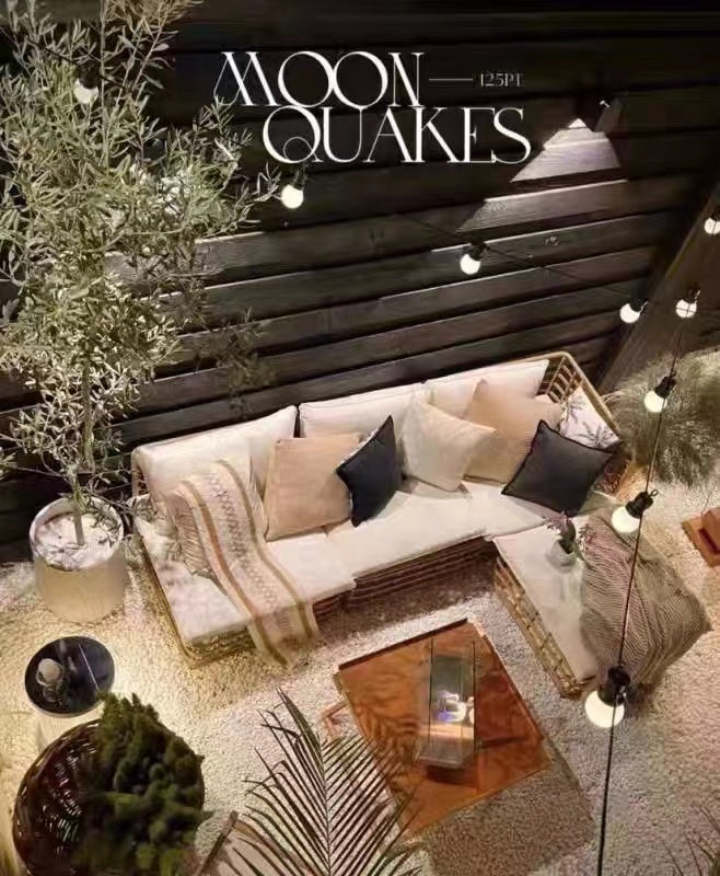Bamboo Patio Sofa Set - 4 Seasons Home Gadgets