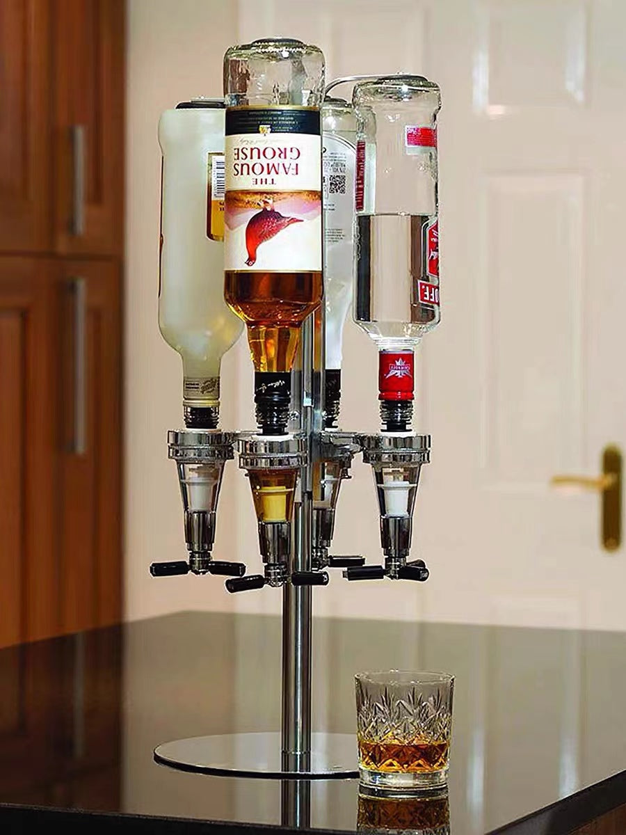 Barware Professional 2-6 Bottle Liquor Dispenser - 4 Seasons Home Gadgets