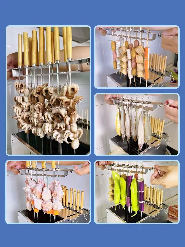 Bbq Skewer And Rack Set For Grills - 4 Seasons Home Gadgets