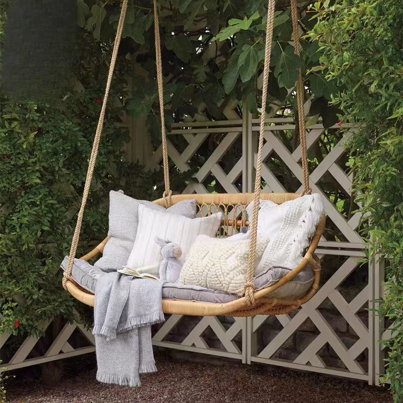 Berkshire Rattan Porch Swing - 4 Seasons Home Gadgets