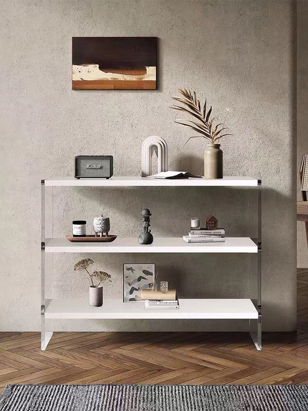 Calysta Acrylic Bookcase Shelf - 4 Seasons Home Gadgets