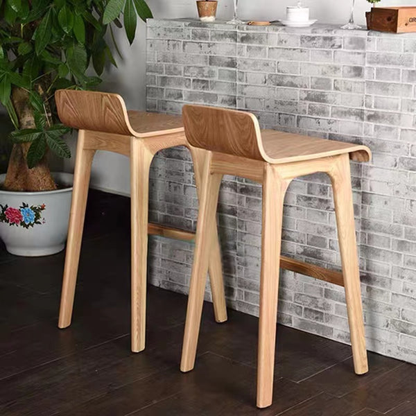 Carlson Solid Wood Stool - 4 Seasons Home Gadgets