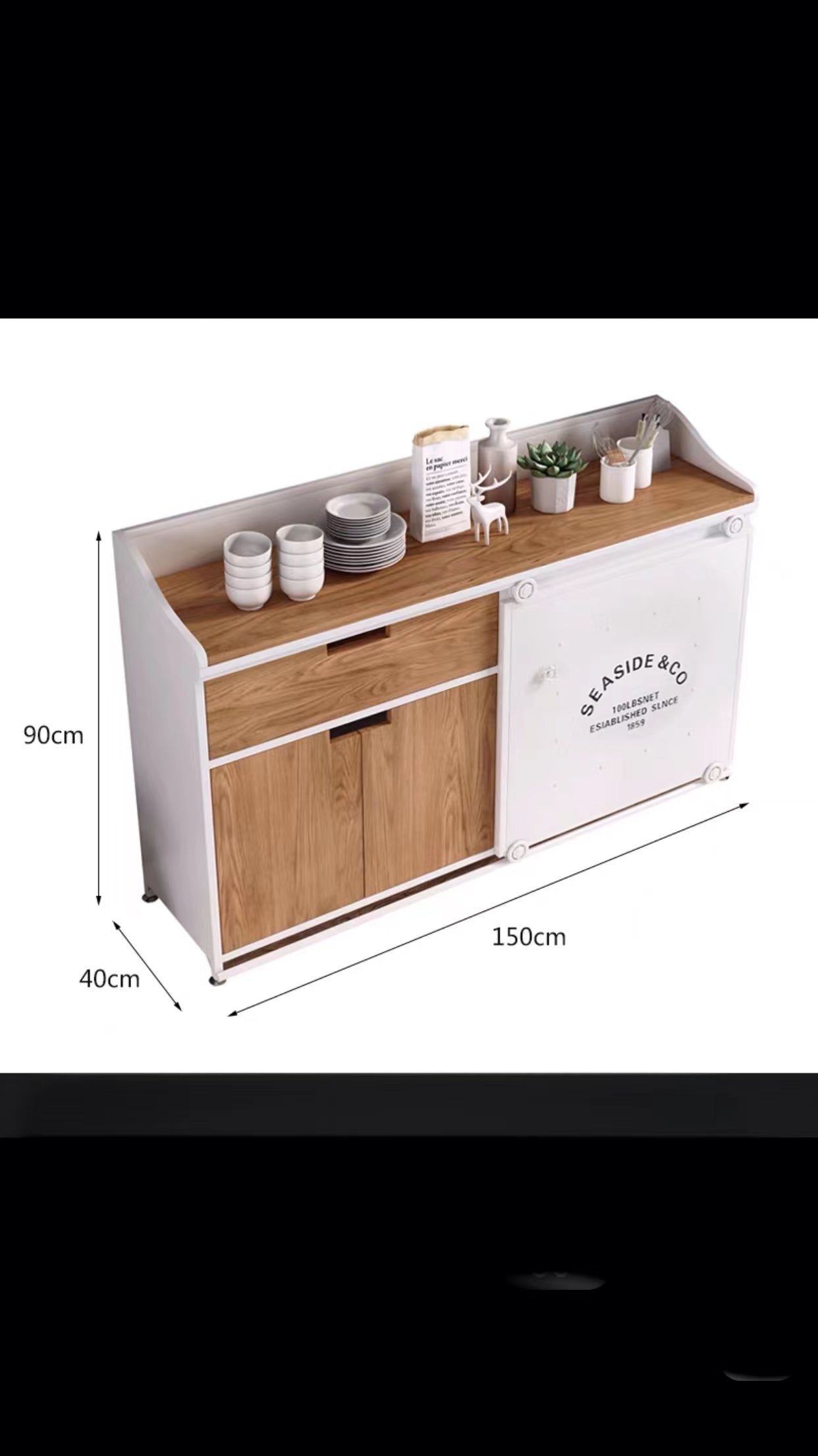 Celeste Drawer Buffet Table - 4 Seasons Home Gadgets