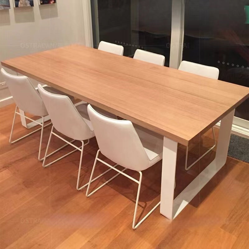 Chelmsford Metal Base Dining Table - 4 Seasons Home Gadgets