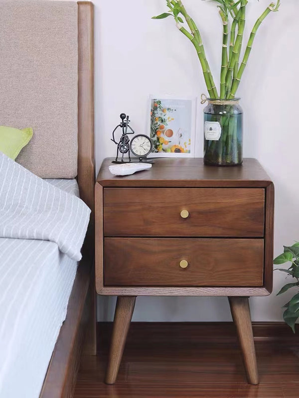 Chestnut Bedside Table - 4 Seasons Home Gadgets