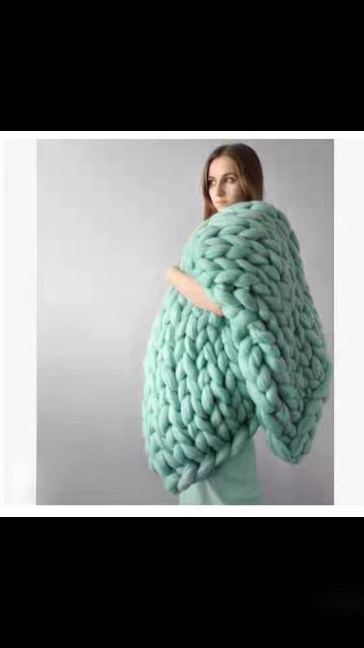 Chunky Knit Blanket Throw - 4 Seasons Home Gadgets