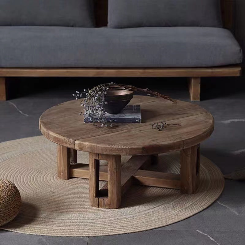 Gabir Solid Wood Coffee Table - 4 Seasons Home Gadgets