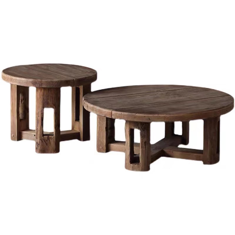 Gabir Solid Wood Coffee Table - 4 Seasons Home Gadgets