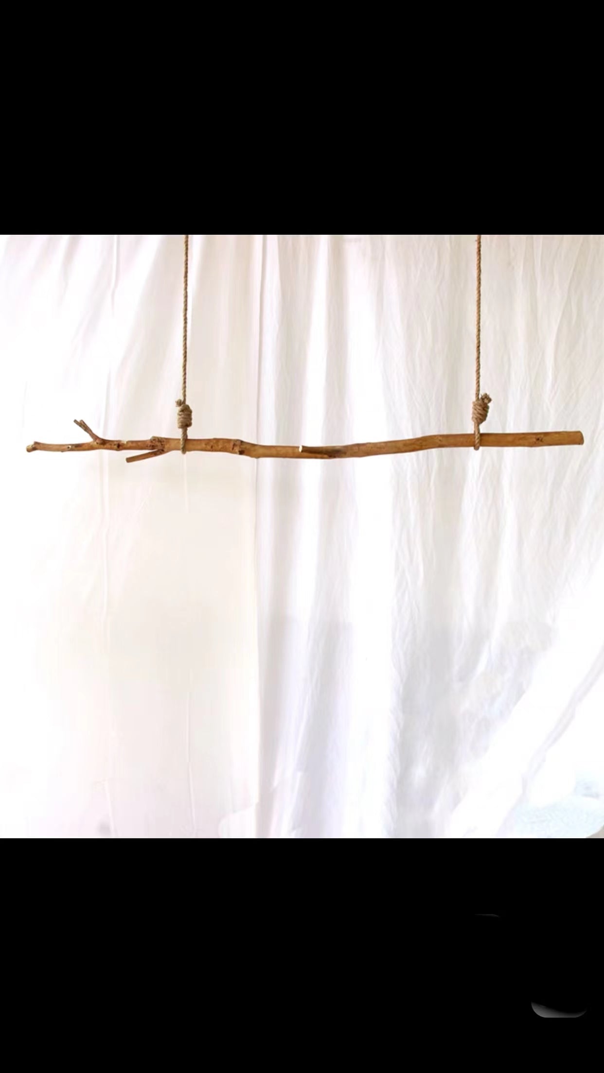 Hanging Wood Branch Clothes Rack - 4 Seasons Home Gadgets