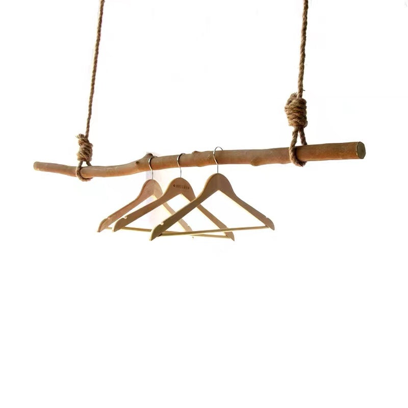 Hanging Wood Branch Clothes Rack - 4 Seasons Home Gadgets