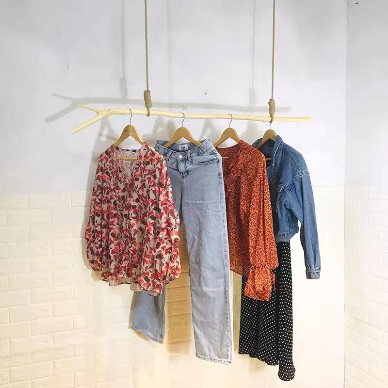 Hanging Wood Branch Clothes Rack - 4 Seasons Home Gadgets