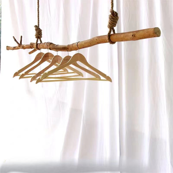 Hanging Wood Branch Clothes Rack - 4 Seasons Home Gadgets