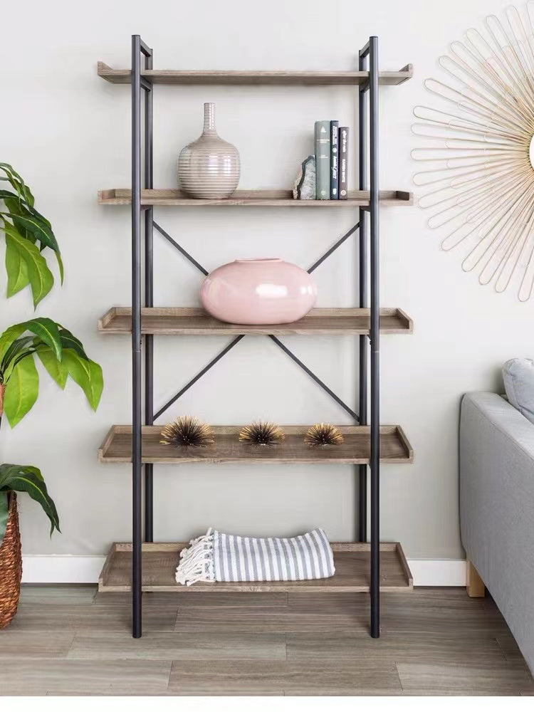 Jarnagin Steel Etagere Bookcase - 4 Seasons Home Gadgets