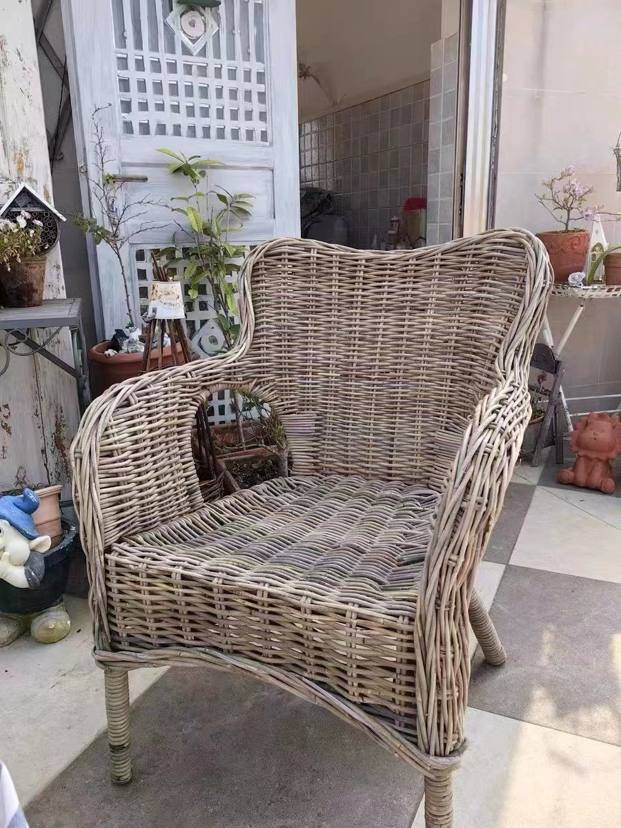 Lacombe Rattan Armchair - 4 Seasons Home Gadgets