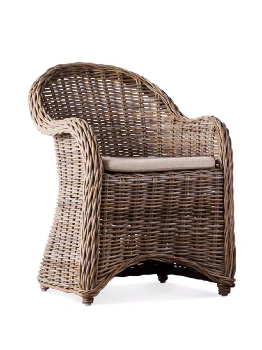 Lacombe Rattan Armchair - 4 Seasons Home Gadgets