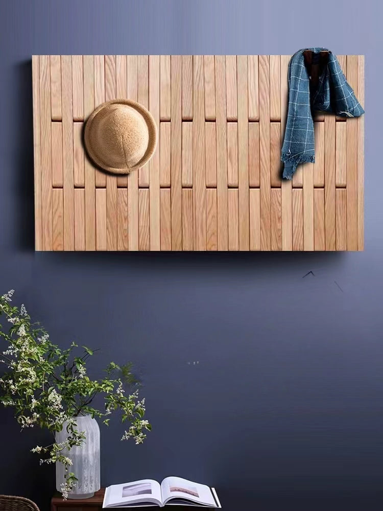 Maslin Solid Wood Wall Mounted Coat Rack - 4 Seasons Home Gadgets