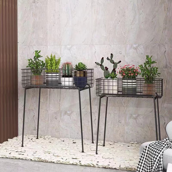 Metal Weather Resistant Plant Stand Set - 4 Seasons Home Gadgets