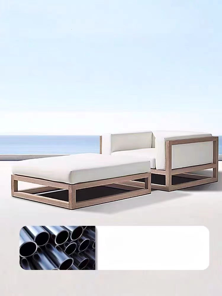 Patio Lounge Set with Cushions - 4 Seasons Home Gadgets