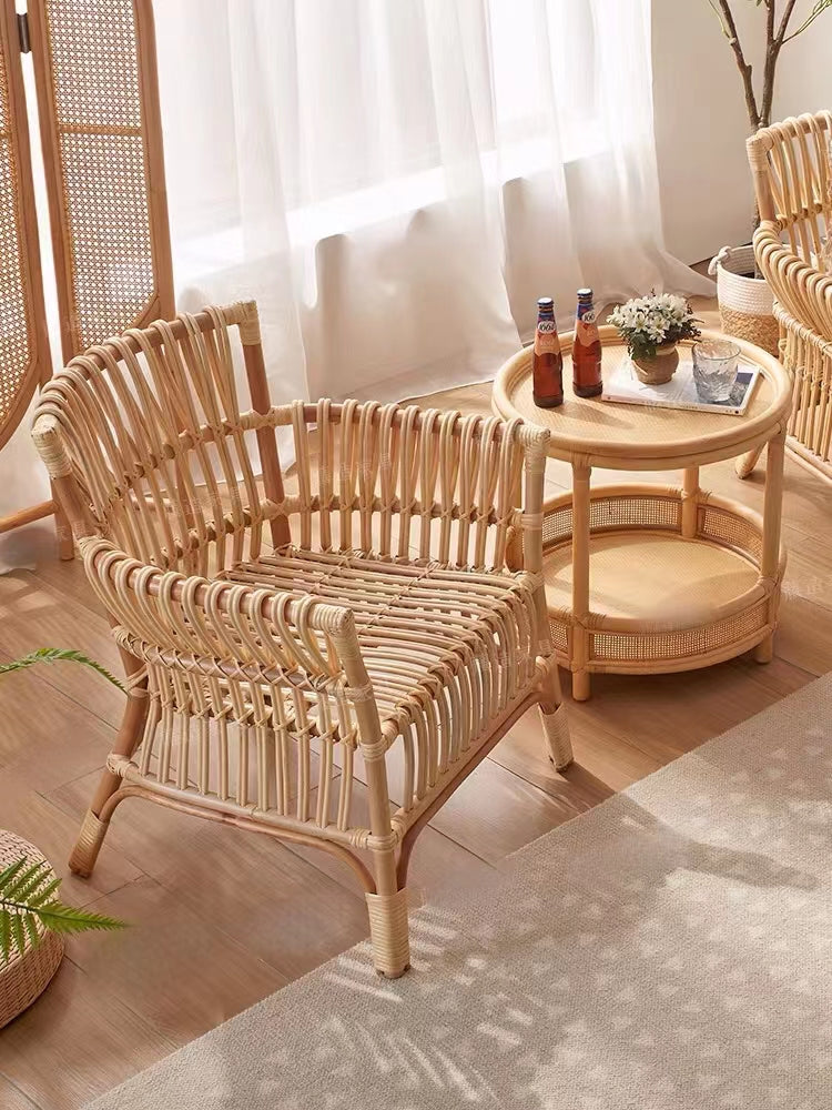 Quintan Rattan Armchair - 4 Seasons Home Gadgets