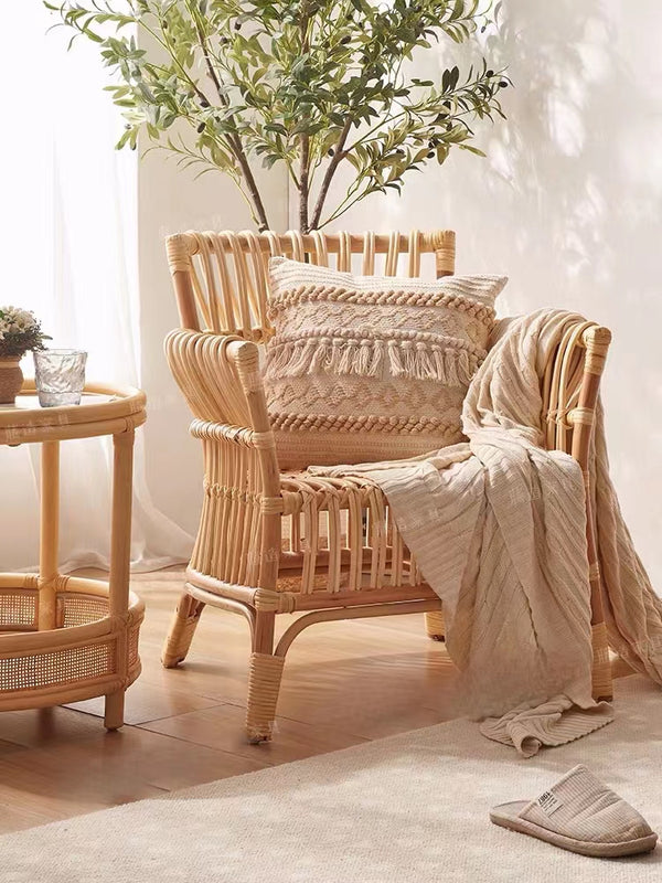 Quintan Rattan Armchair - 4 Seasons Home Gadgets