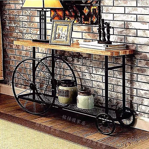 Retro Vintage Cart Side Table - 4 Seasons Home Gadgets