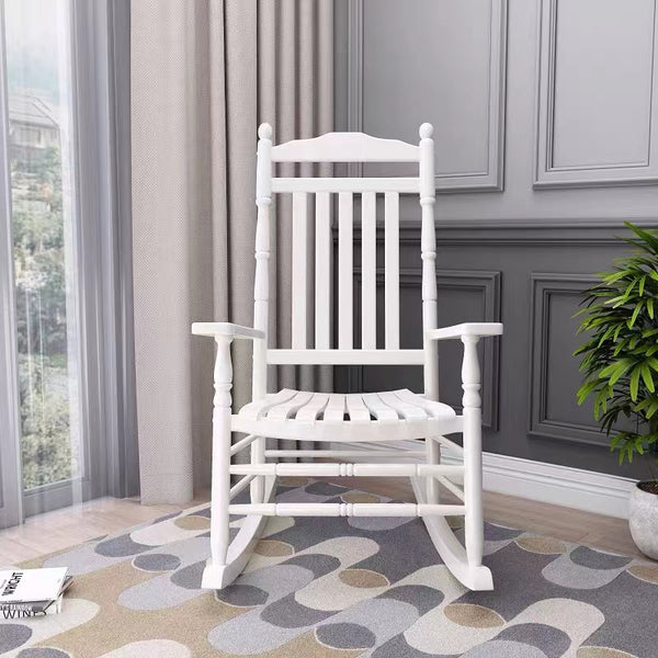 Rockhampton Wood Rocking Chair - 4 Seasons Home Gadgets