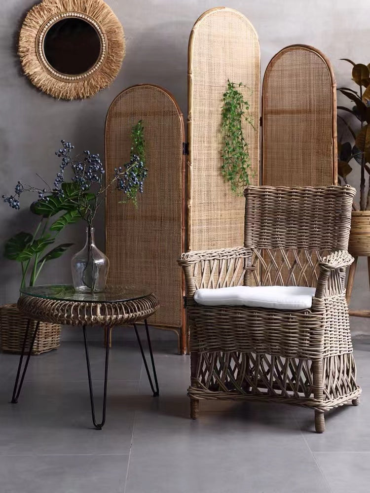 Sephina Rattan Armchair - 4 Seasons Home Gadgets