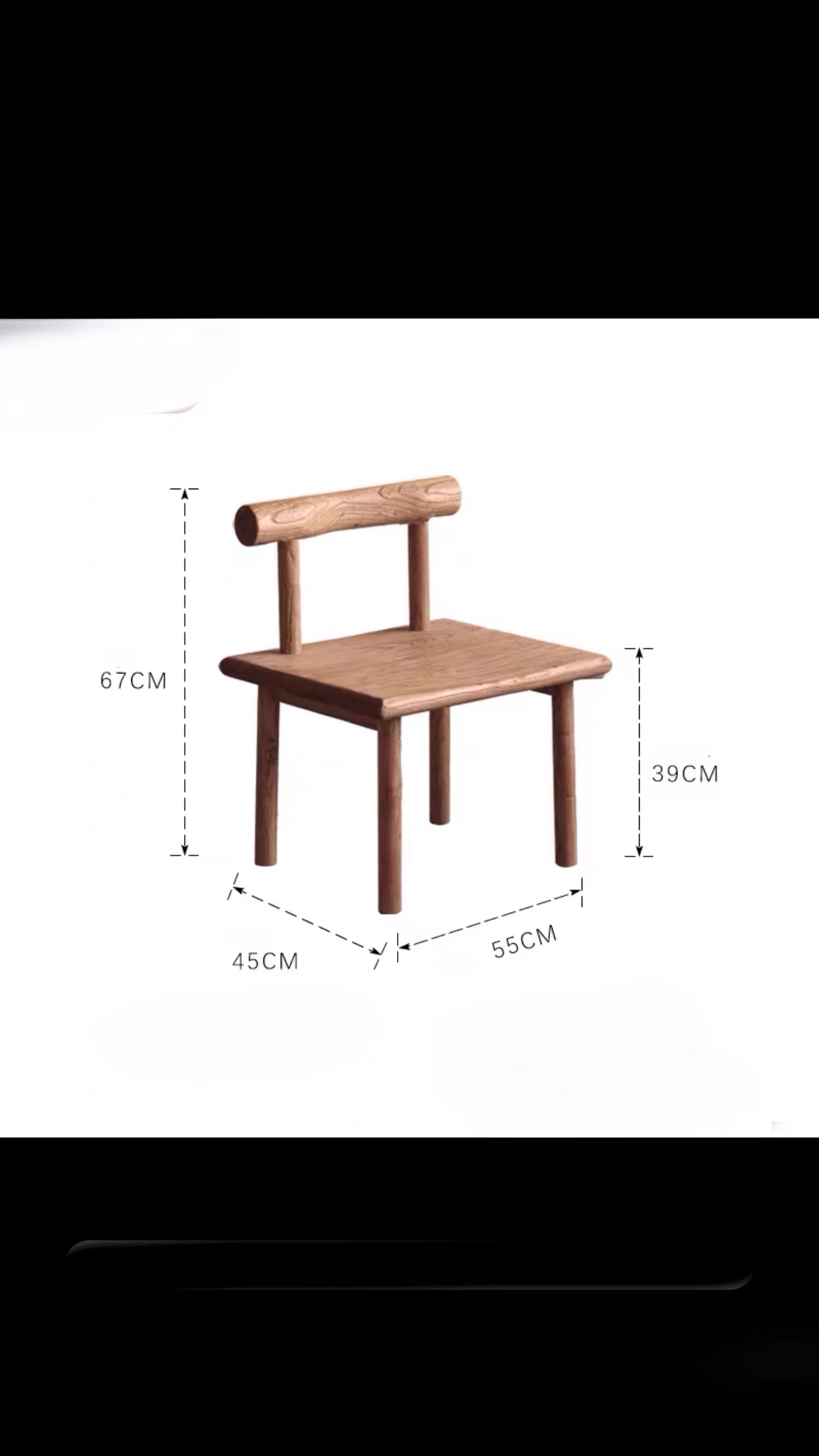 Shiloh Solid Wood Back Side Chair - 4 Seasons Home Gadgets