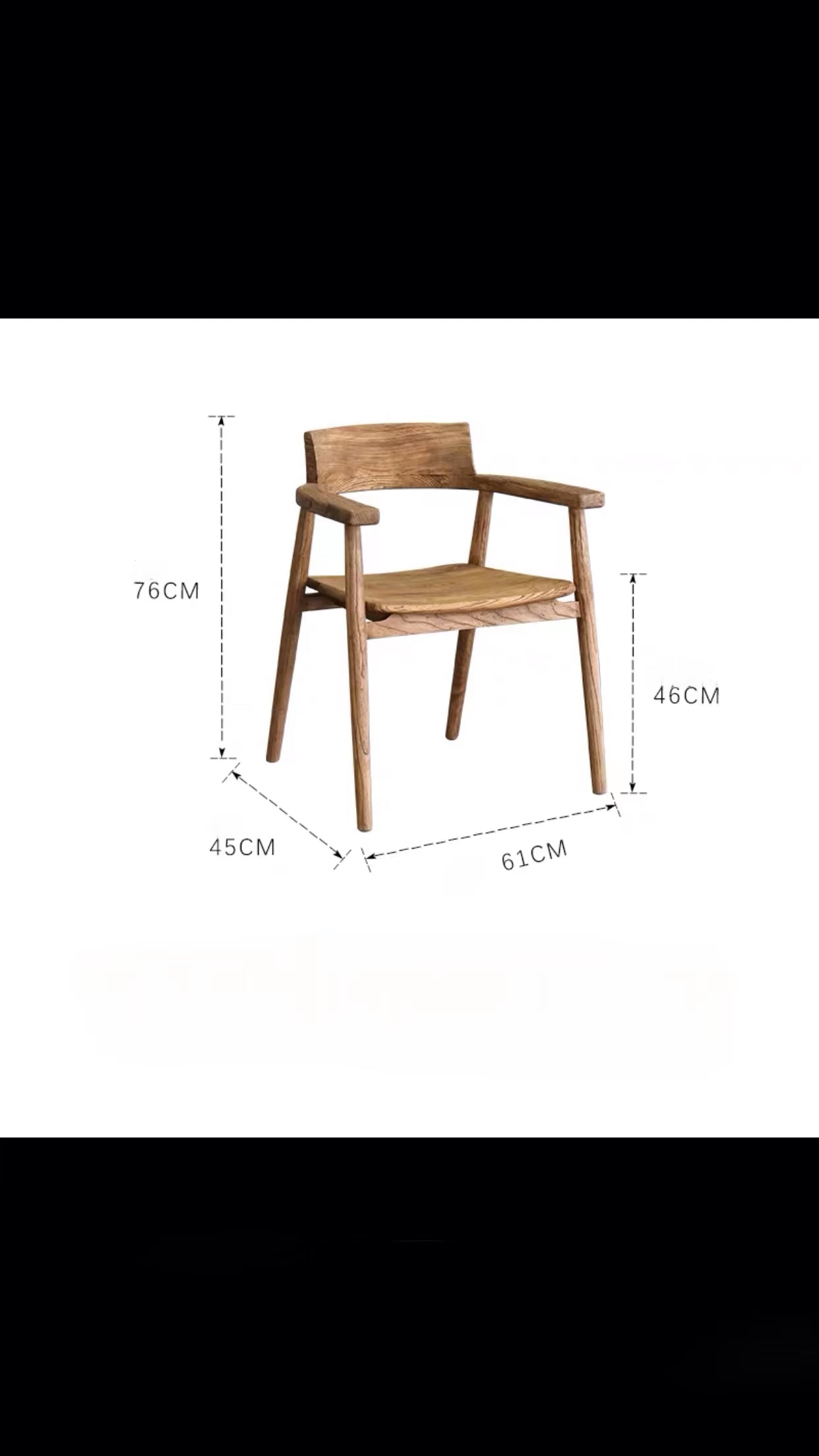 Shiloh Solid Wood Back Side Chair - 4 Seasons Home Gadgets