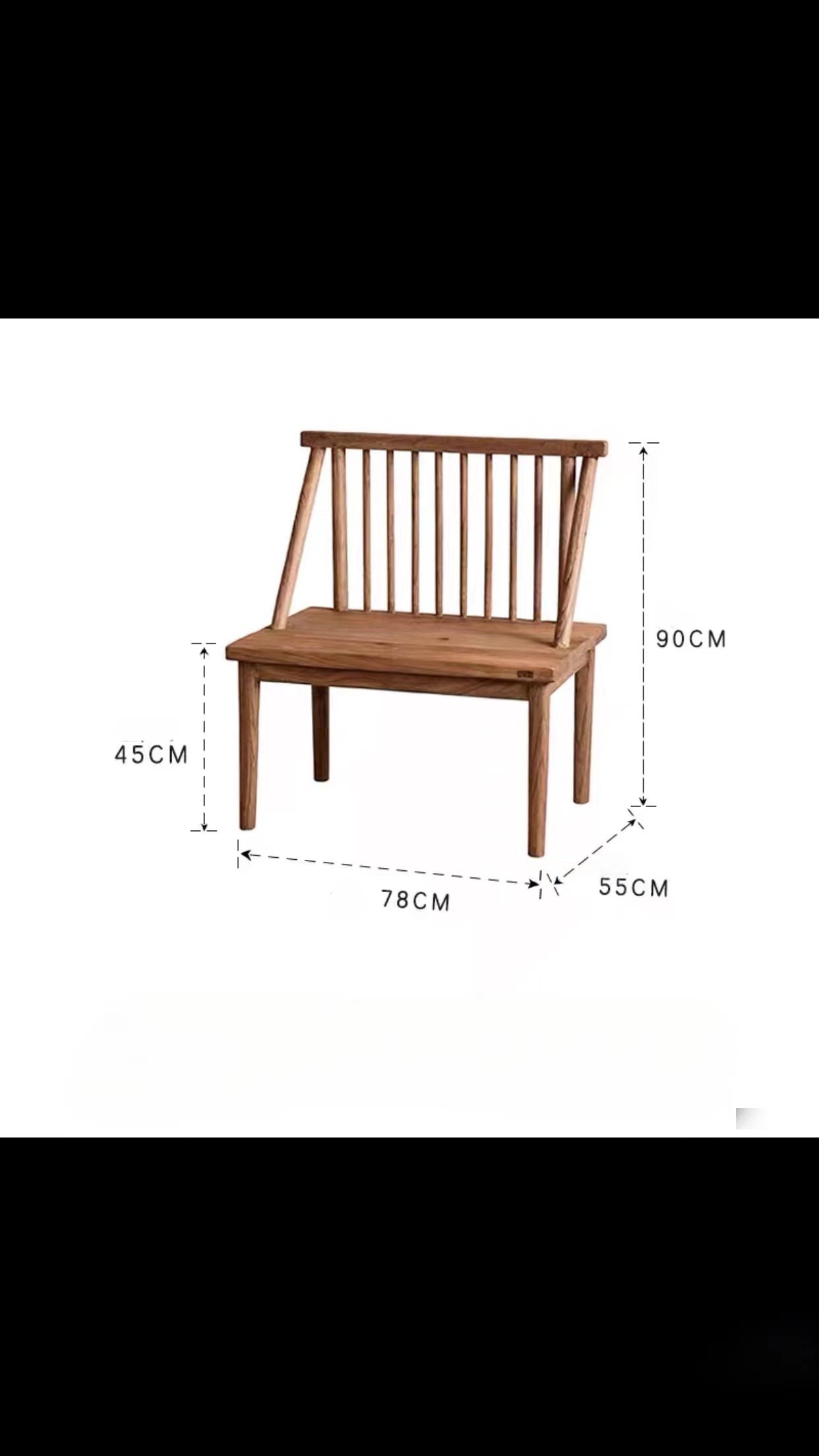 Shiloh Solid Wood Back Side Chair - 4 Seasons Home Gadgets